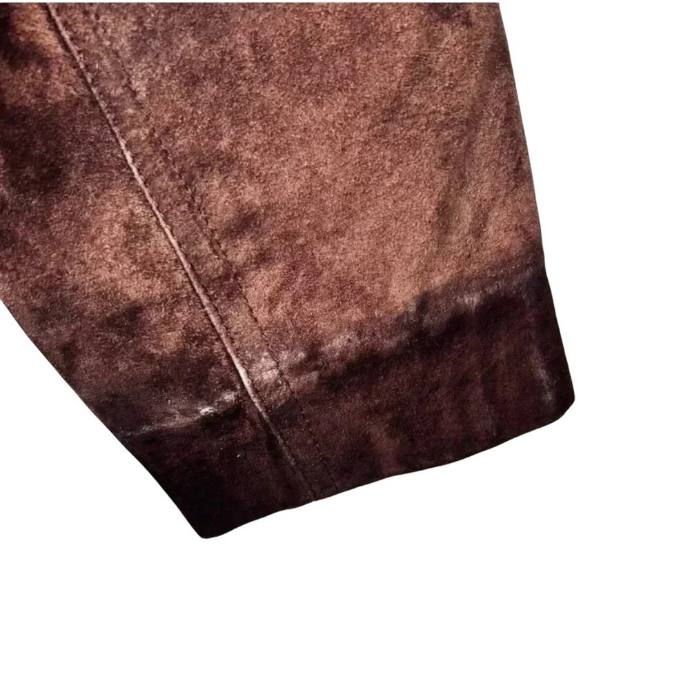 Vintage Colebrook & Co. Size Large Women Leather Suede Jacket Brown - Picture 5 of 9